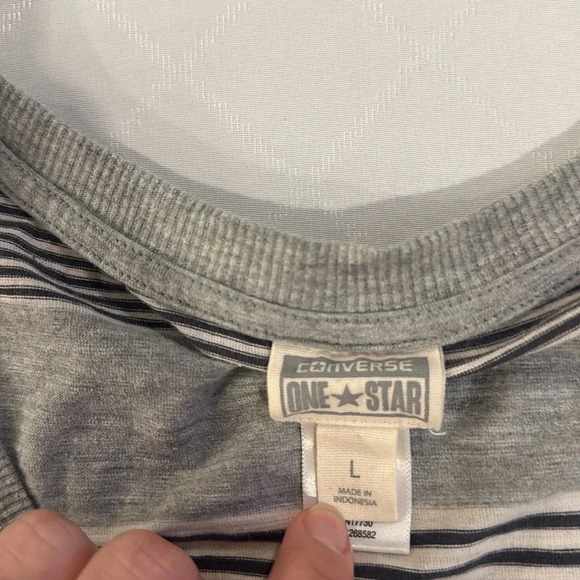 Converse One Star sleeveless Tank ruched‎ Midi Dress Large - Picture 2 of 3